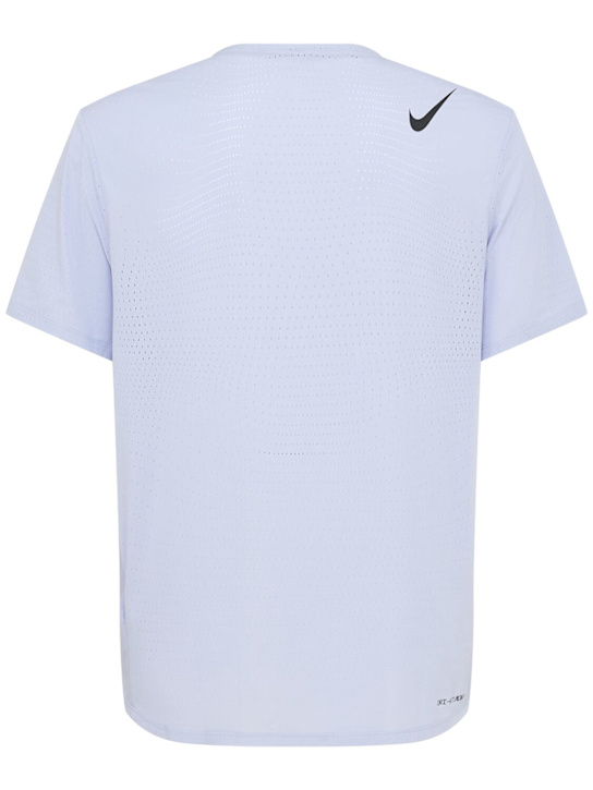 Nike: T-shirt Aeroswift a maniche corte - Ghost/Black - men_1 | Luisa Via Roma