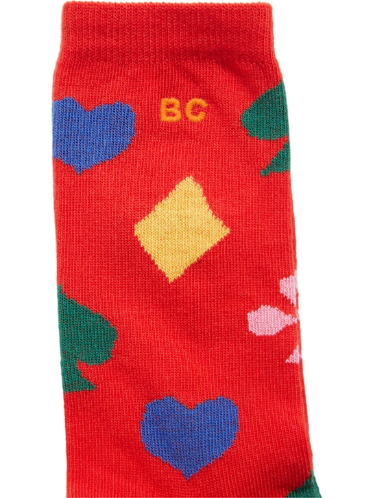 Bobo Choses: Long socks - レッド - kids-girls_1 | Luisa Via Roma