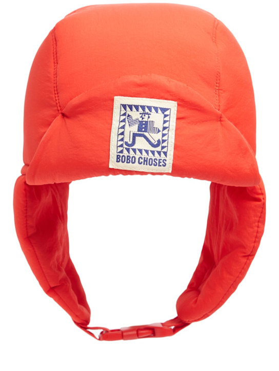 Bobo Choses: Nylon aviator hat - レッド - kids-boys_0 | Luisa Via Roma