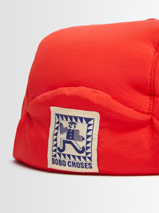 Bobo Choses: Nylon aviator hat - レッド - kids-boys_1 | Luisa Via Roma