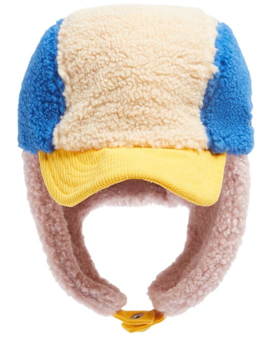 Bobo Choses: Teddy aviator hat - ベージュ - kids-girls_0 | Luisa Via Roma