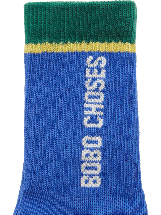 Bobo Choses: Color block long socks - kids-girls_1 | Luisa Via Roma