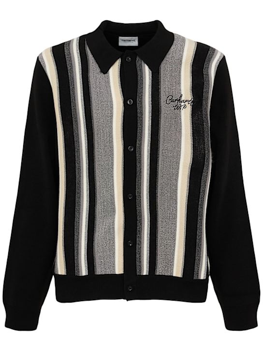 Carhartt WIP: Bainter cardigan - Bainter Stripe, - men_0 | Luisa Via Roma