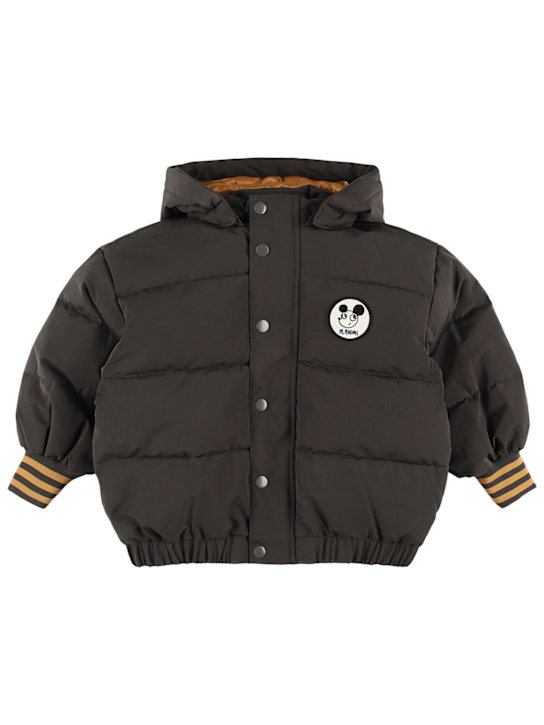 Mini Rodini: Hooded poly puffer jacket - kids-boys_0 | Luisa Via Roma