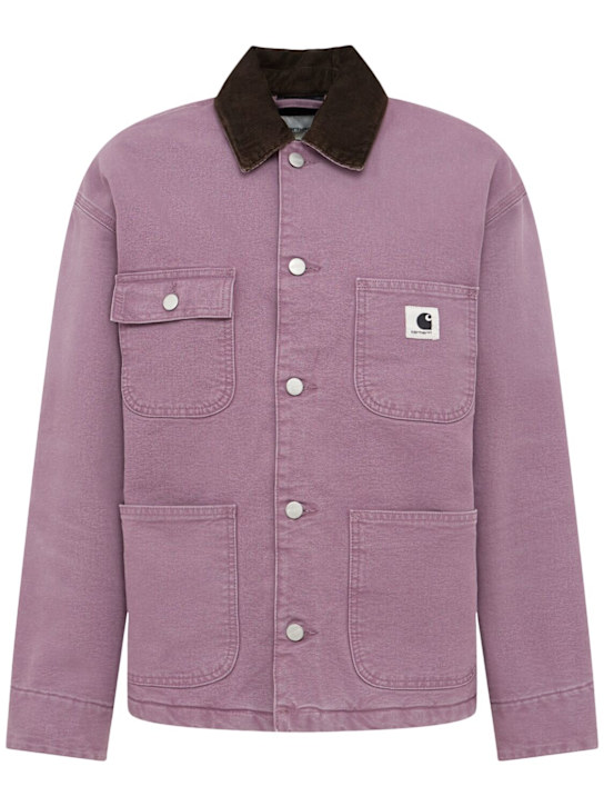 Carhartt WIP: OG Michigan organic cotton casual jacket - Phlox - women_0 | Luisa Via Roma