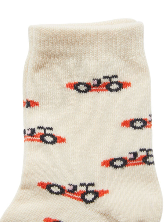 Bobo Choses: Set of 2 jacquard socks - マルチカラー - kids-boys_1 | Luisa Via Roma
