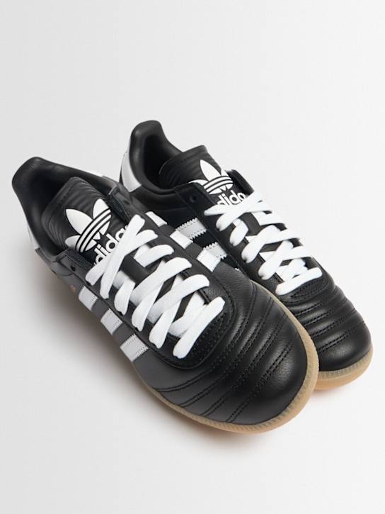 adidas Originals: Samba JP J lace-up sneakers - ブラック/ホワイト - kids-girls_1 | Luisa Via Roma