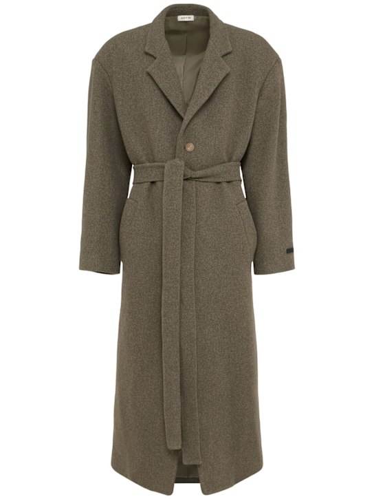Fear of God: Relaxed wool coat - men_0 | Luisa Via Roma