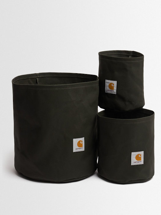 Carhartt WIP: Canvas planter set - Olive Green - men_1 | Luisa Via Roma