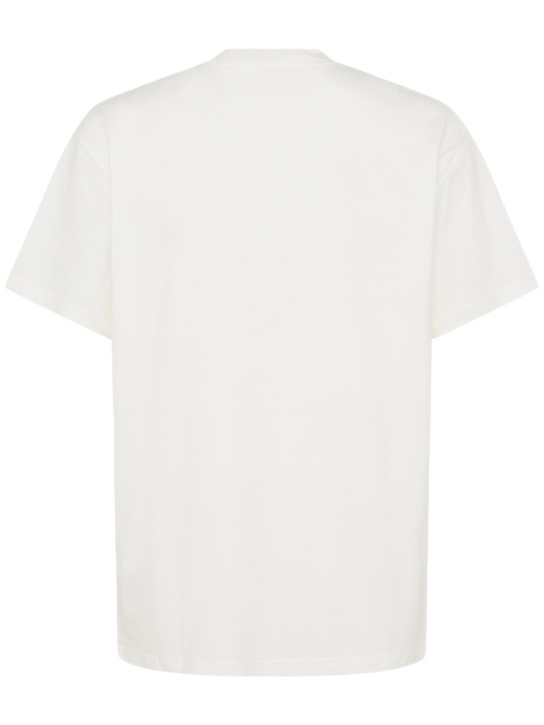 Carhartt WIP: Heart pocket cotton t-shirt - White / Red - men_1 | Luisa Via Roma