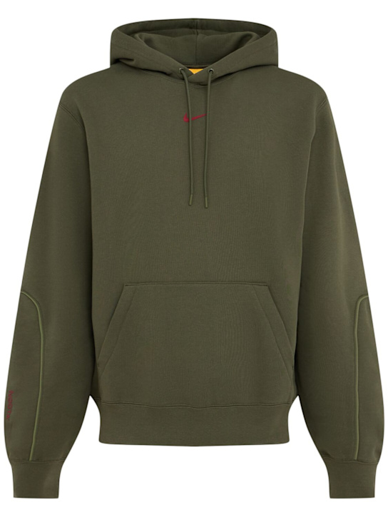 Nike: Nocta Fleece hoodie - Cargo Khaki - men_0 | Luisa Via Roma