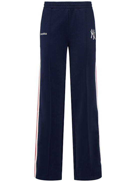 Sporty & Rich: Yankees Serif track pants - women_0 | Luisa Via Roma