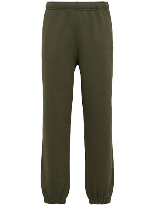 Nike: Pantaloni Nocta in misto cotone - Verde - men_0 | Luisa Via Roma