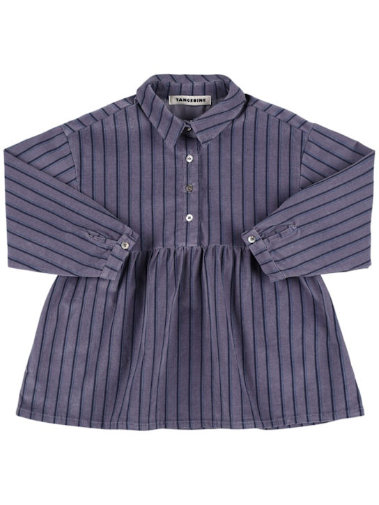 TANGERINE: Hemd aus Baumwollmischung - Blau - kids-girls_0 | Luisa Via Roma