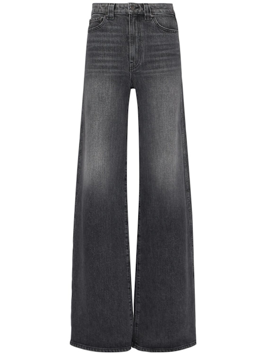 Khaite: Dane high waisted denim jeans - Grigio - women_0 | Luisa Via Roma