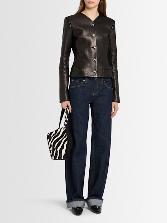 Khaite: Jean en denim Karo - Bleu - women_1 | Luisa Via Roma