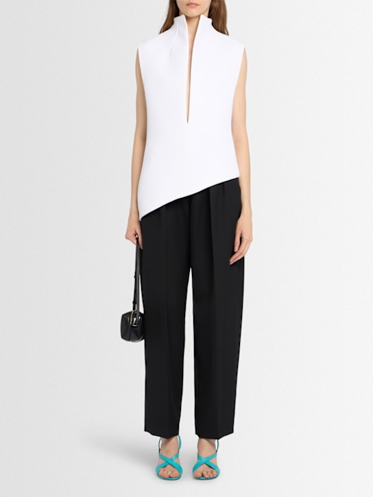 Khaite: Von poly top - ホワイト - women_1 | Luisa Via Roma