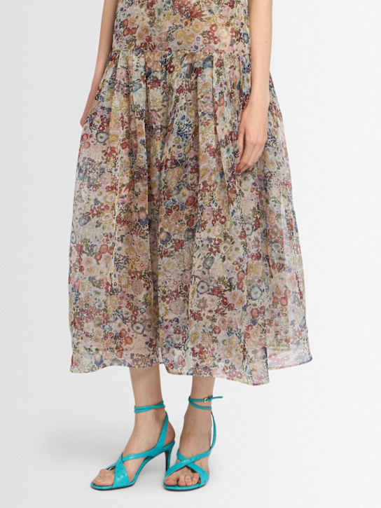 Khaite: 75毫米Liria鸵鸟皮凉鞋 - women_1 | Luisa Via Roma