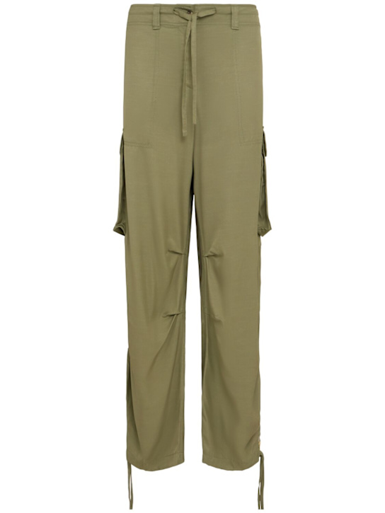 Golden Goose: Golden Goose Journey cargo pants - Multicolor - women_0 | Luisa Via Roma