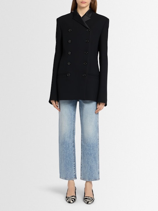 Khaite: Sabel poly blazer - women_1 | Luisa Via Roma