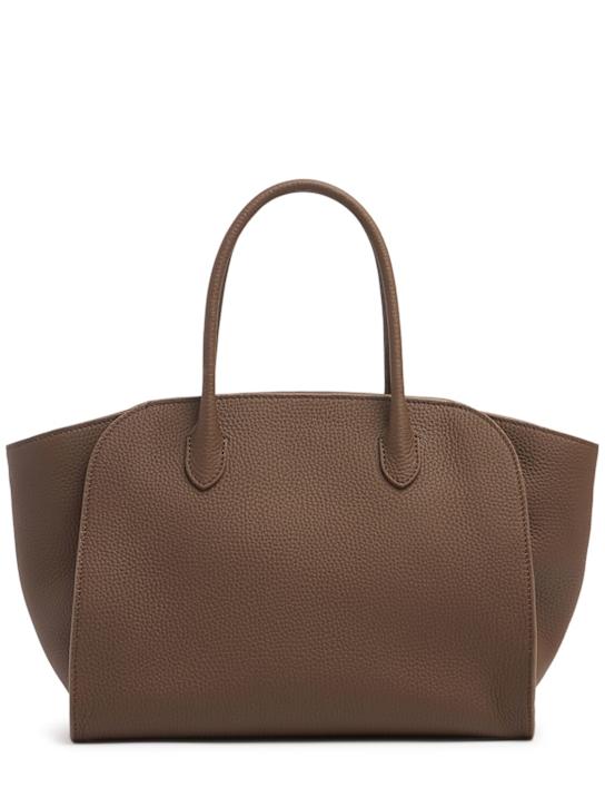 The Row: Marlo 12 grain leather tote bag - women_0 | Luisa Via Roma