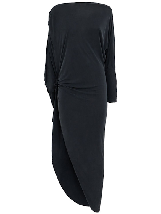 REV: The Nomi asymmetrical midi dress - Grau - women_0 | Luisa Via Roma