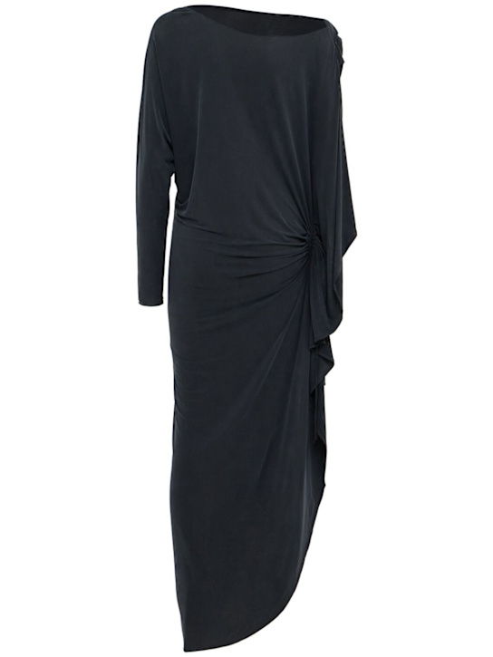 REV: The Nomi asymmetrical midi dress - Grau - women_1 | Luisa Via Roma