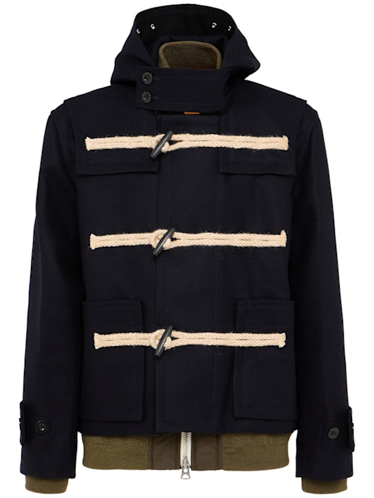 Sacai Wool melton jacket