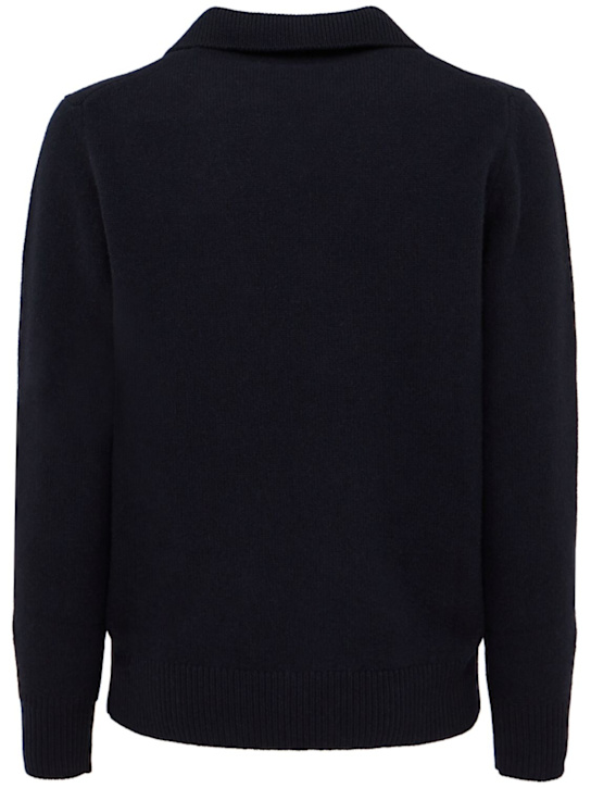 The Core: Polopullover aus Wollmischung - Blau - men_1 | Luisa Via Roma