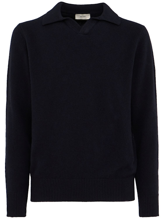 The Core: Polopullover aus Wollmischung - Blau - men_0 | Luisa Via Roma