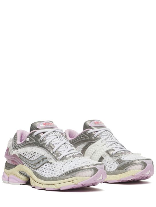 Saucony: Metagirl Progrid Paramount sneakers - Moon/Lilac - women_1 | Luisa Via Roma