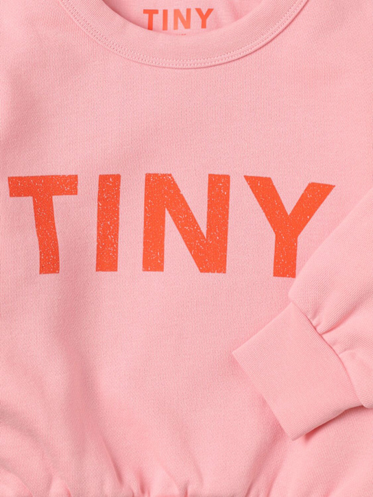 Tiny Cottons: Printed organic cotton sweatshirt - ピンク - kids-girls_1 | Luisa Via Roma