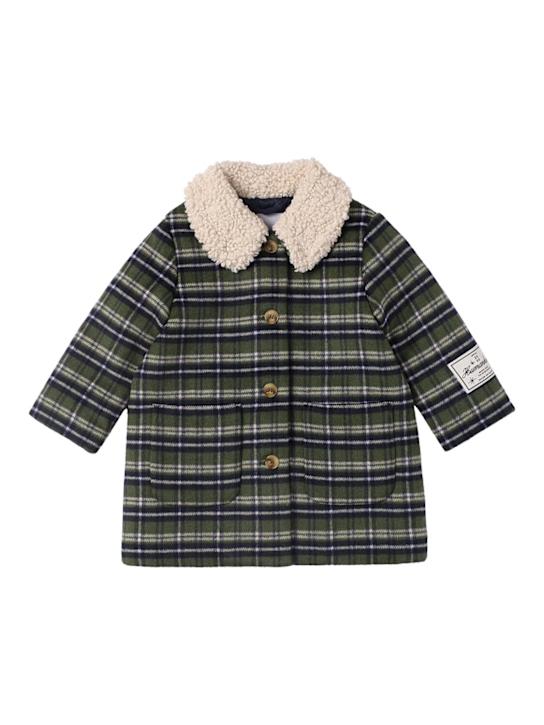 Molo: Cappotto in misto lana - Multicolore - kids-girls_0 | Luisa Via Roma