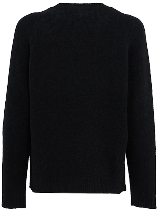 The Core: Sweater aus Wollstrick - Schwarz - men_1 | Luisa Via Roma