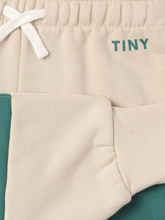 Tiny Cottons: Organic cotton sweatpants - ベージュ - kids-girls_1 | Luisa Via Roma