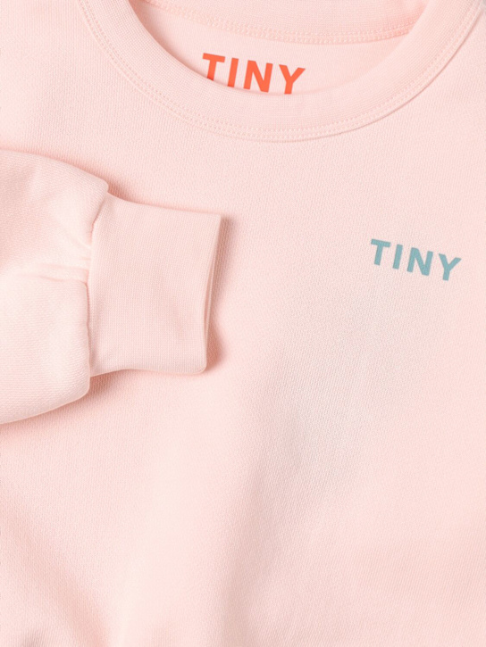 Tiny Cottons: Printed organic cotton sweatshirt - ピンク - kids-girls_1 | Luisa Via Roma