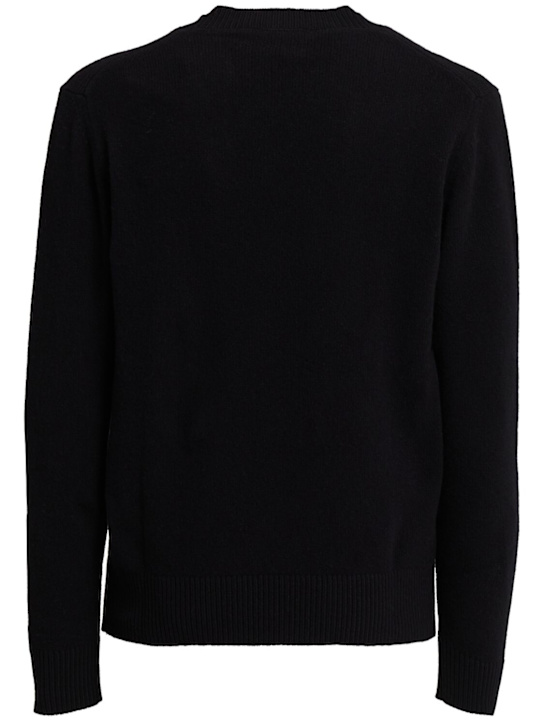 The Core: Oversized Pullover aus Wollstrick - Schwarz - men_1 | Luisa Via Roma