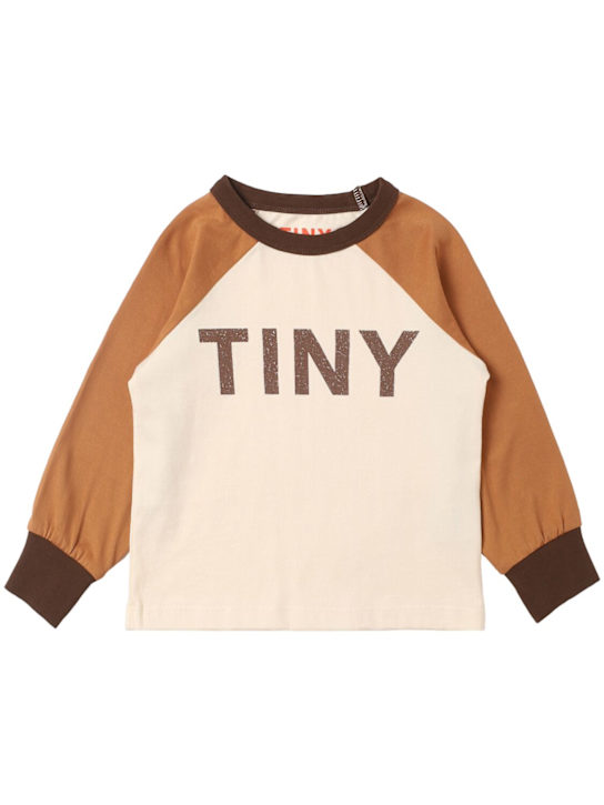 Tiny Cottons: T-shirt in cotone organico con stampa - Multicolore - kids-girls_0 | Luisa Via Roma