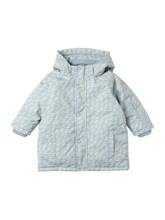 Tiny Cottons: Printed snow jacket - ライトグリーン - kids-girls_0 | Luisa Via Roma