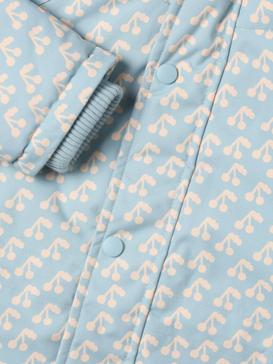 Tiny Cottons: Printed snow jacket - ライトグリーン - kids-girls_1 | Luisa Via Roma