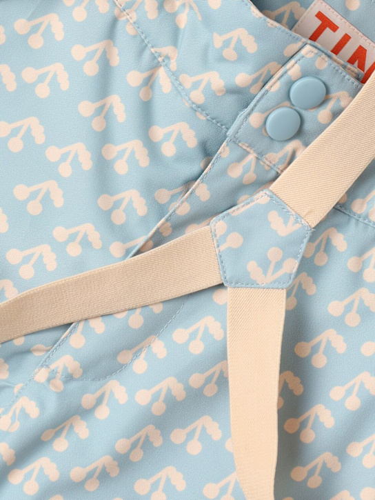 Tiny Cottons: Pantaloni da neve con stampa - Verde Chiaro - kids-girls_1 | Luisa Via Roma