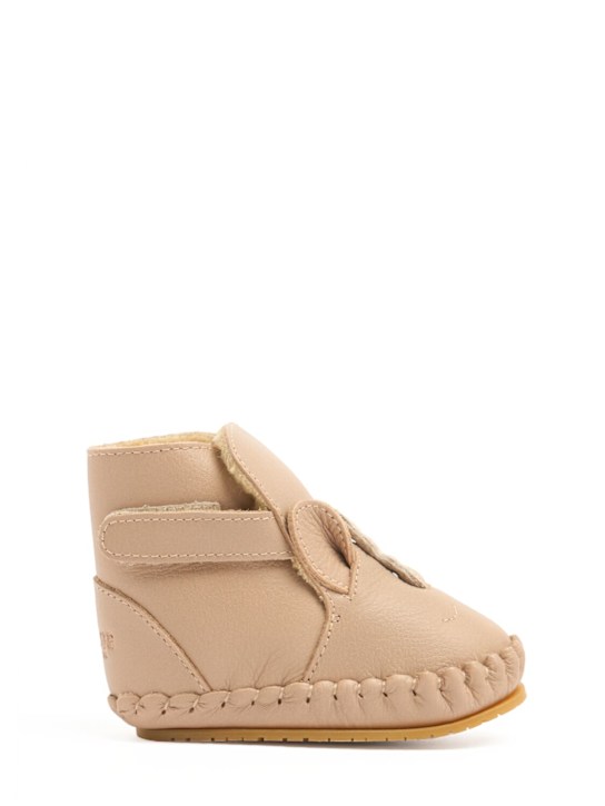 Donsje: Unicorn leather boots - Pink - kids-boys_0 | Luisa Via Roma