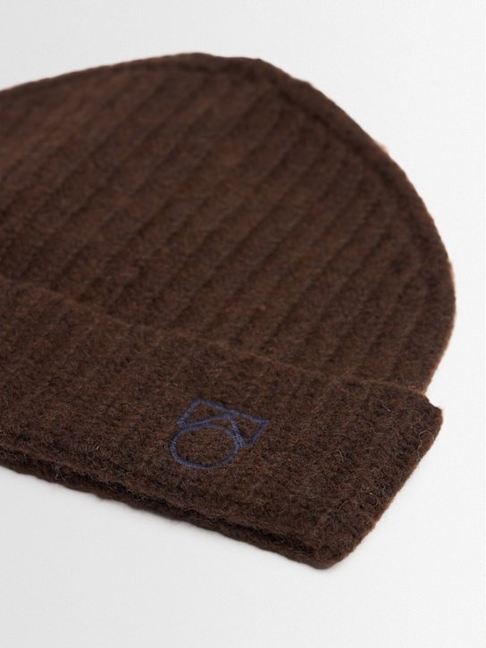 Main Story: Embroidered jersey beanie - Brown - kids-boys_1 | Luisa Via Roma