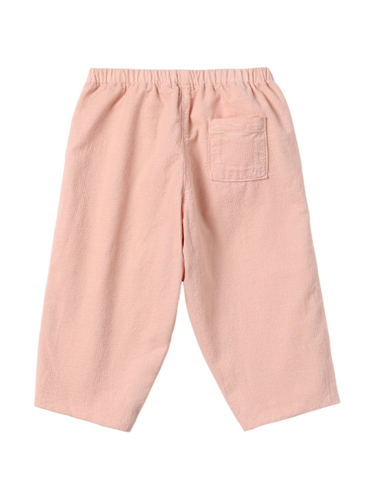 Bonpoint: Cotton corduroy pants - Pink - kids-girls_1 | Luisa Via Roma