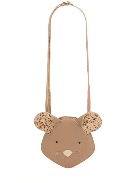 Donsje: Koala leather bag - Brown - kids-girls_0 | Luisa Via Roma