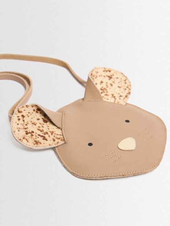 Donsje: Koala leather bag - Brown - kids-girls_1 | Luisa Via Roma