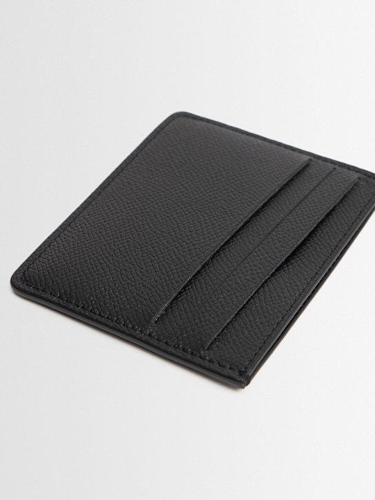 Maison Margiela: Slim leather card holder - men_1 | Luisa Via Roma