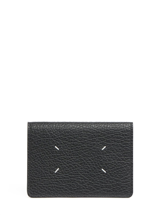 Maison Margiela: Leather passport cover - women_0 | Luisa Via Roma