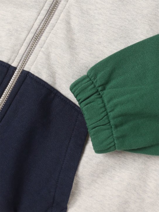 Bobo Choses: Organic cotton blend tracksuit jacket - マルチカラー - kids-boys_1 | Luisa Via Roma