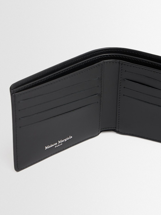 Maison Margiela: Slim leather wallet - men_1 | Luisa Via Roma
